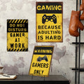 Putuo Decor New Poster Metal Game Metal Vintage Tin Sign Home Man Cave Decor Metal Plaque