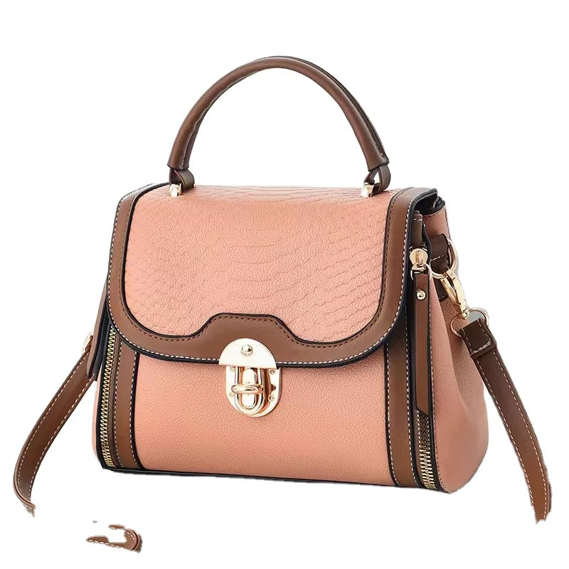 Soild Style Leather Pu  Handbags Womens Shoulder Bags for Woman 2023