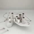 Fashion Design Swimwear Drawstring Cord Ends Custom Golden Silver String Stoppers for Bikini Metal Accessories