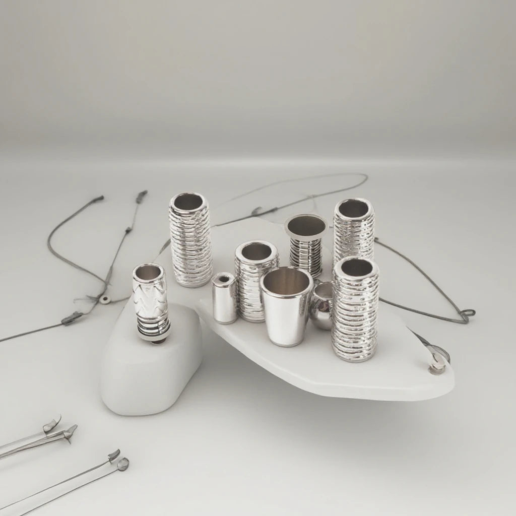 Fashion Design Swimwear Drawstring Cord Ends Custom Golden Silver String Stoppers for Bikini Metal Accessories
