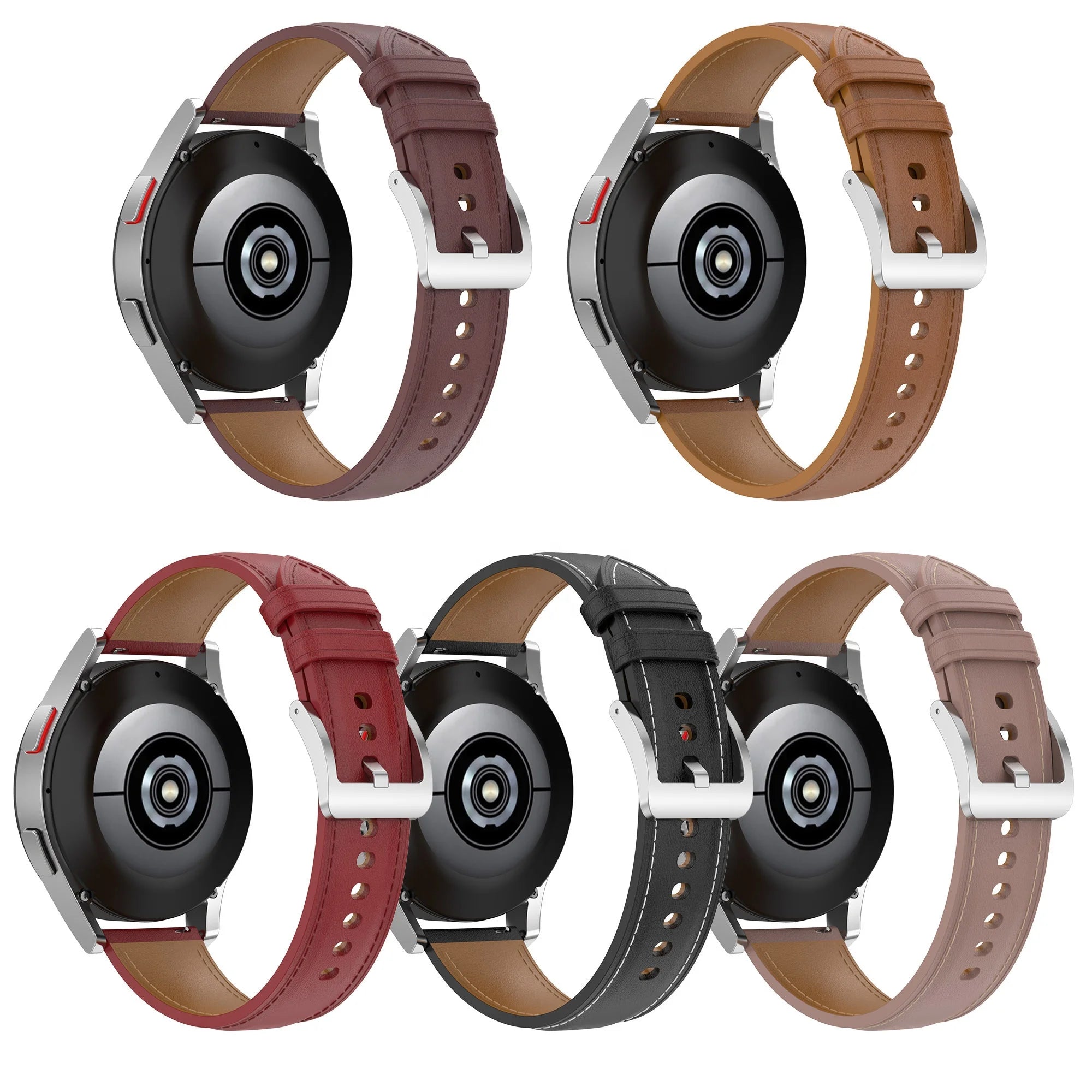 Eraysun 20mm Genuine Leather Watch Strap for GTS Garmin Forerunner for -High-quality