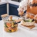 2.5L 3.5L 4.5L 5.5L Microwave Stove Fire Directly Resistant Non-stick Kitchen Glass Cooking Pot Sets