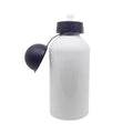600ML White Aluminum Sport Water Bottle with Round Lids Sublimation Blanks for Direct Drinking Durable Aluminum Alloy Cup