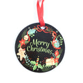 MDFSUB Eco-friendly Double Sided Mdf Sublimation Hanging Christmas Ornaments Blanks Sublimation Christmas Mdf Ornaments