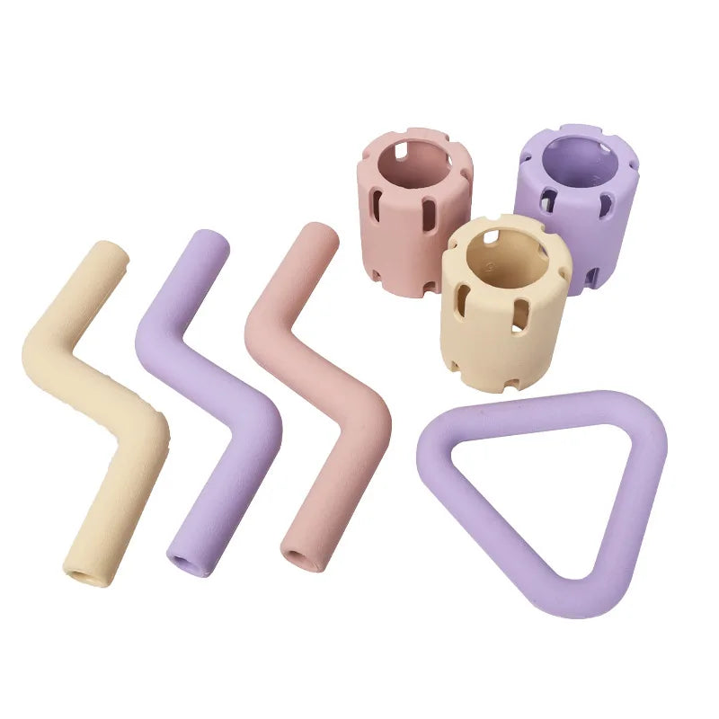 Pet Dog Chew Toy Set Pure Natural Rubber Chew Resistant Toy