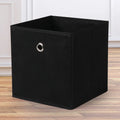 Fabric Covered Storage Box Large Capacity 31*31*31 cm Foldable Rectangle Design Practical Folding Storage Boxes