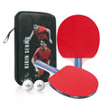 High Rated Loki K3000 Ping Pong Racket Portable 2 Pcs Table Tennis Racket Set with Great Control for Beginners MegaBDM