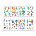 Hot Sale Robot Design Tattoo Sticker Offtemporary Kids Custom Stickers Tattoos
