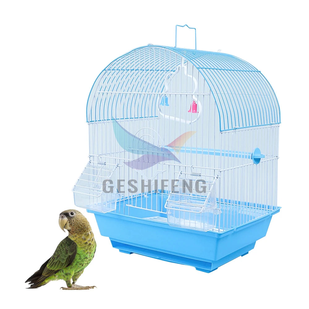 High-quality Iron Wire Bird Cage Hanging Feeders Suitable for Birds Pigeons Parrots Love Birds Iron Birdcage