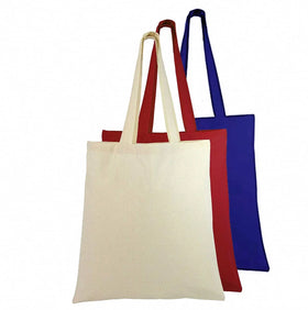 Natural Cotton Canvas Tote Bags Bulk Plain Fabric for Crafts Vinyl Decorate Shopping Groceries Teacher Books Gifts Welcome Bag