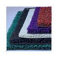 Anti-Slip PVC Door Mat with Colorful Spaghetti Noodle Pattern Loop Style Vinyl Plain Puzzle Design