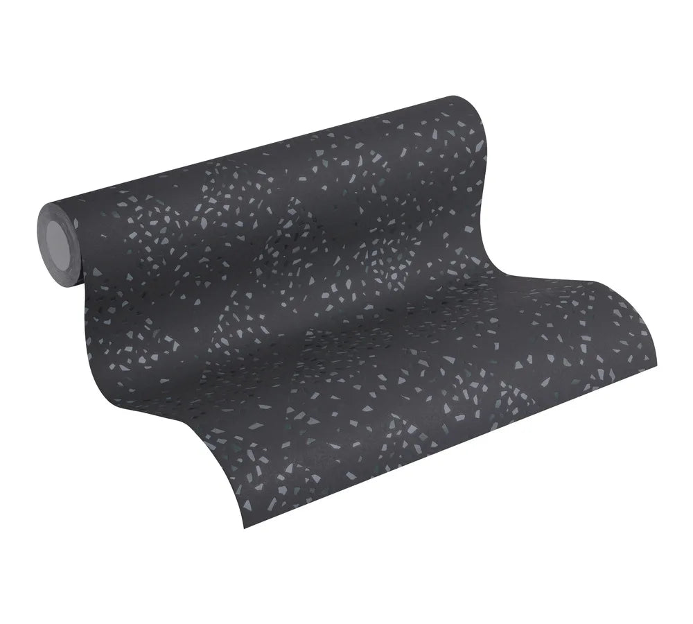 Best Sale A.S. Cration Modern Design House Wallpaper Model 373945 Made in Germany Black for Home & Apartment Decoration