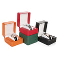 Wholesale Manufacturers Jewelry Box Flip PU Leather Watch Boxes Watch Packaging Jewelry Storage Gift Boxes