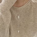 S925 Sterling Silver Trendy Choker Necklace Virgin Maria Cross Chain Necklaces for Women Pendant Fashion Jewelry Necklace
