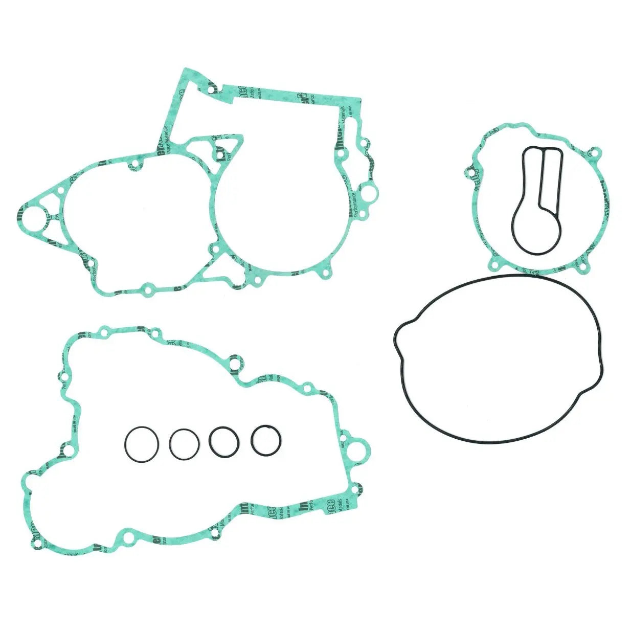 Husqvarna TE 250 14-16 Bottom Gaskets Flat Ring Seal Sheet in Paper and Metal Compatible with Husqvarna TE 250 14-16