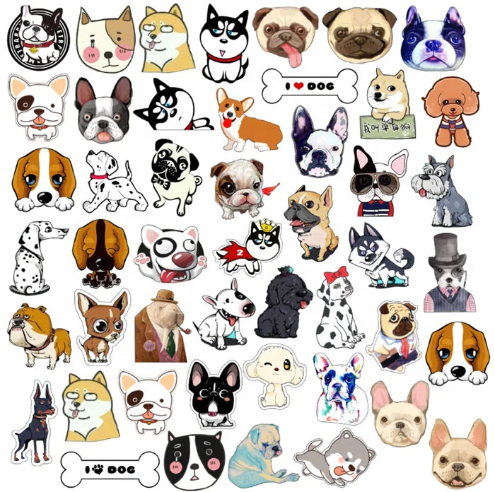 Free Sample Transparent Cartoon Dog Animal Custom Plastic Acrylic Badge Environmentally Friendly