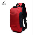 Ozuko 9223 Ny Custom Crossbody Bag Crossbody Men Messenger Bags for Man Sport Silicon Sling Bag Shoulder
