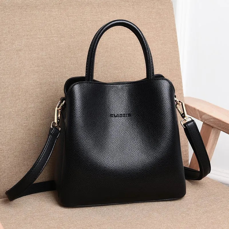 Wholesale Pu Leather Luxury Women's Handbags Designer Tote Bag Trendy 2024 Shoulder Messenger Bags for Girls