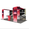 Custom 10x20FT Aluminium Framed Portable Trade Show Stand Stretch Backdrops for Display & Exhibition for Trade Show Booths