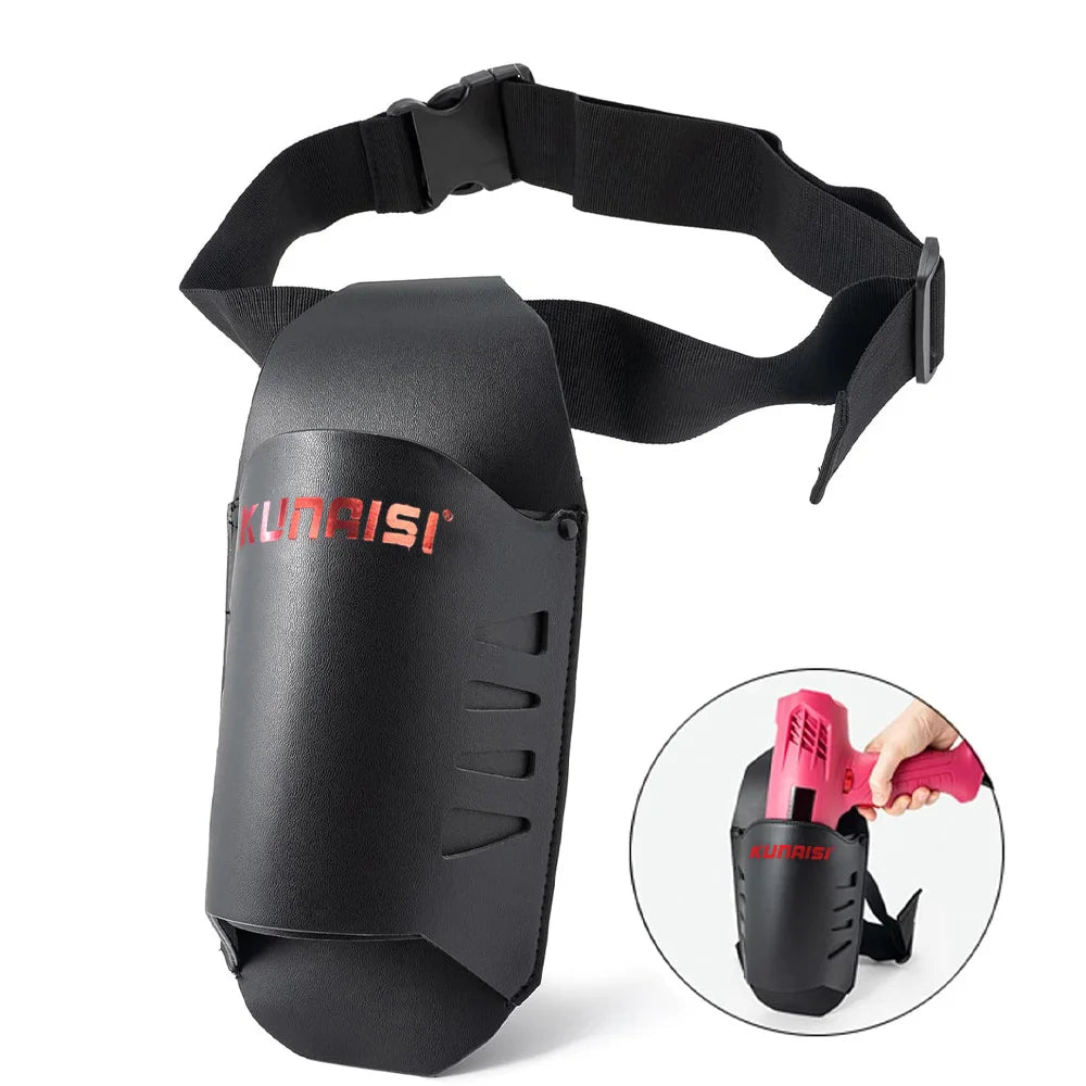 KUNAISI Waterproof OEM Pu Leather Vinyl Heat Gun Holder Belt Pouch for Hot Air Gun Tools