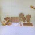 Jewelry Display Stand Rack Holder Tabletop Mannequin Necklace Ring Jewellery Display Velvet Luxury Jewelry Display Stand Set