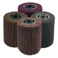 Metal Refinishing Flap Wheels Elastic Nylon Fleece Non Woven Abrasive Brush Stripping Grinding Paint Rust Oxidation Removal OBM