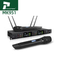 Paulkitson MK951 True Diversity Professional Music System Microphone and UHF Wireless Microphone Accessories