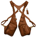 Men Pirate Knight Medieval Retro Steampunk Shoulder Strap Bag Vintage Women Pu Leather Wallet Purse Backpack Cosplay Costumes