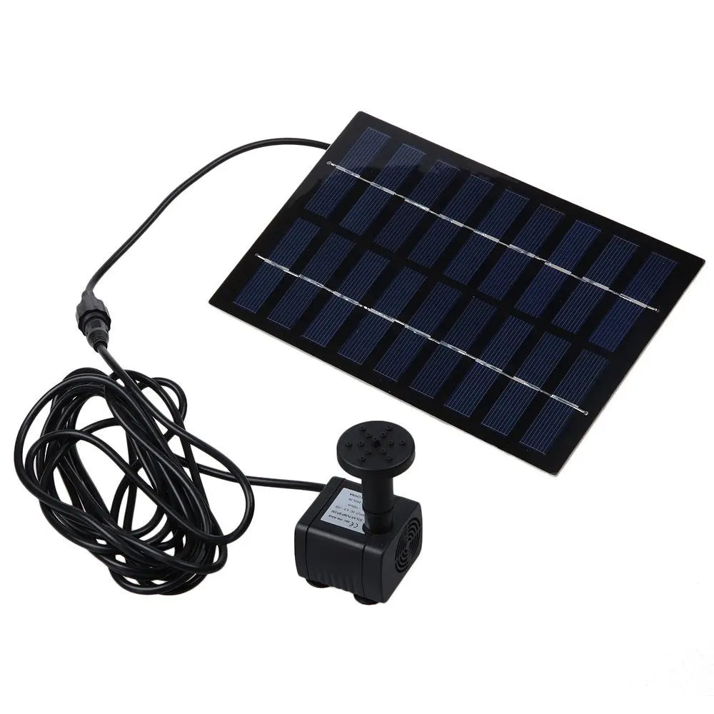 Solar Water Pump Kit Solar Powered Water Fountain Outdoor Fountain for Bird Bath Ponds Garden and Fish Tank