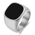 2022 New Arrival Punk Hip Hop Ring 16mm Stainless Steel Ring Statement Distressed Frosted Rings for Women Men
