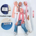 156 Colors Low Moq Chiffon Hijab Custom Logo Premium Good Quality Dubai Scarf 1 Dollar Hijab Scarves for Ladies