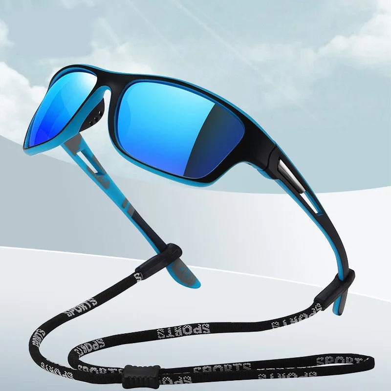 DOISYER Luxury Men's Sport Polarized Sunglasses UV400 Sun Glasses with PC Frame for Driving Vintage Travel Fishing