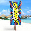 ZY Microfiber Custom Beach Towel New Design Bamboo Cotton Blanket for Adults Girls Boys for Gym Pool Bath Custom Logo Pattern