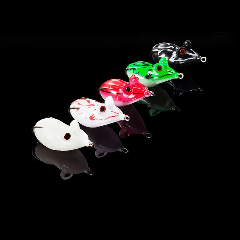 Wholesales Artificial PVC Plastic Big Eye Soft Frog 45mm 14g Snakehaead Bait Pesca Fishing Lure Tackle