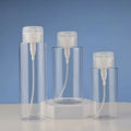 300ml/500ml Empty Transparent Nail Polish Remover Bottle With Pump Makeup Remover Bottle PET Plastic Bottle