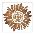 Large 12"x12" Reusable DIY Sunflower Stencil PET Material Flower Design for Painting on Wood Fabric Walls Furniture-for Drawing