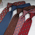 High Quality Wholesale-neckties 8cm Width Polyester Ties Corbatas Hombre Tie Men Printed Necktie Micro Cravatte Ties for Man