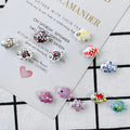 Cute 15*12mm Colorful Ceramic Clay Beads Handmade Graffiti Lucky Fish Beaded Charm for DIY Bracelet Necklace Jewelry Accessories