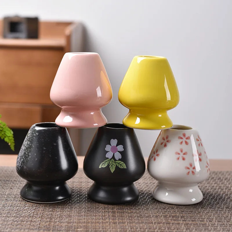 Good Quality Novelty Matcha Chasen Holder Whisk Stand Ceremony Accessory Ceramic Chasen Reshaper