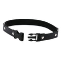 Simple Punk Goth Leather Buckle Garter Belt Elastic Leg Ring Fashion Accessory Ankle Chain