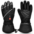 Customized Outdoor Sport Touch Screen Gloves Waterproof Winter Snowboard Rechargeable Battery Heated Ski Gloves for Cold Weathe