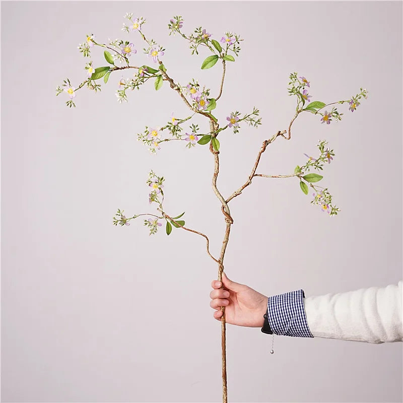 Qq307 Wholesale Good Quality Artificial Shaped Branch Flower Wedding Decoration Silk Flower Home Decoration