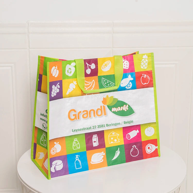 Bopp Laminated Polypropylene Shopping Bags Wholesale Custom Reusable Woven Bag