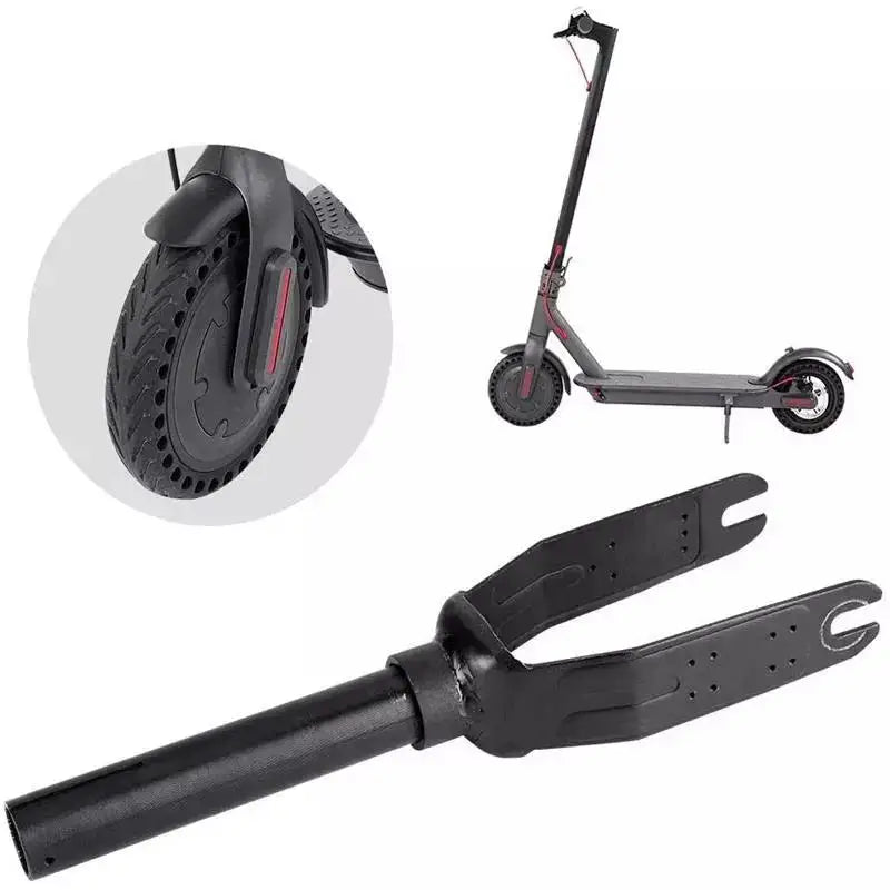 New Image Scooter Front Wheel Bracket Fork for M365 Electric Scooter Replacement Spare Part Accessories Metal E Scooter Fork