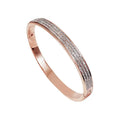 New Simple Rose Gold Starry Star Stainless Steel Bracelet Female Non-fading Full Diamond Bracelet