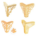 Modern Kitchen Chrome Iron Sofa Legs Replacement Cabinet Feet Bed Leg Gold Polished Furniture VT-03.136