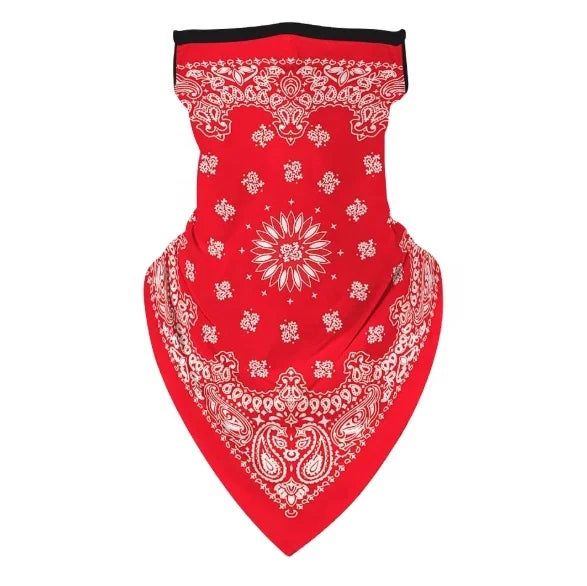 Neck Gaiter Breathable Windproof  Bandana Face Cover With Earloops