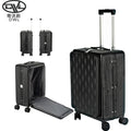 Luxury Aluminum Frame Luggage TSA Approved Oversized Checked Durable Suitcase with Front Open Feature Heavy Duty for Men Women