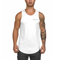 Brand Quality Mens Gyms Tank Tops Bodybuilding Stringer Tanktop Fitness Men Sleeveless Shirts O-Neck Tank Tops Men Workout