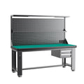 Assembly Production Line Heavy Duty Anti-Static Cold Rolled Steel Workbench Workstation with Drawers OEM 3-Year Warranty